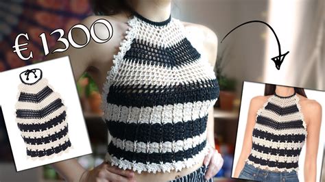 gucci top crochet|I recreated a €1300 Crochet Gucci Top .